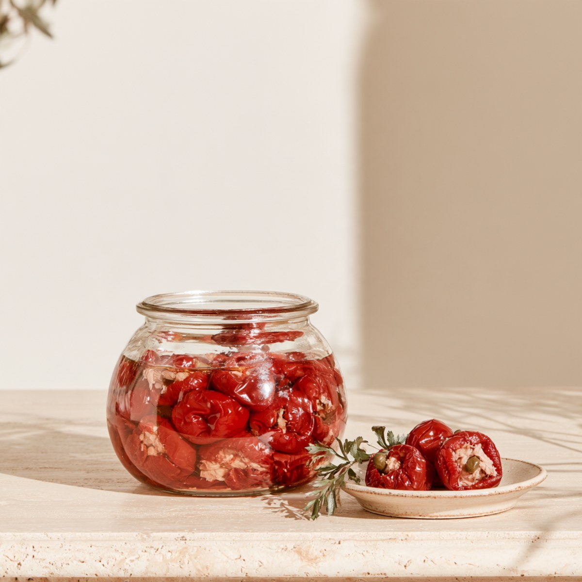 Peperoncino al tonno in olio extravergine di oliva -280g-Papryczki nadziewane tuńczykiem