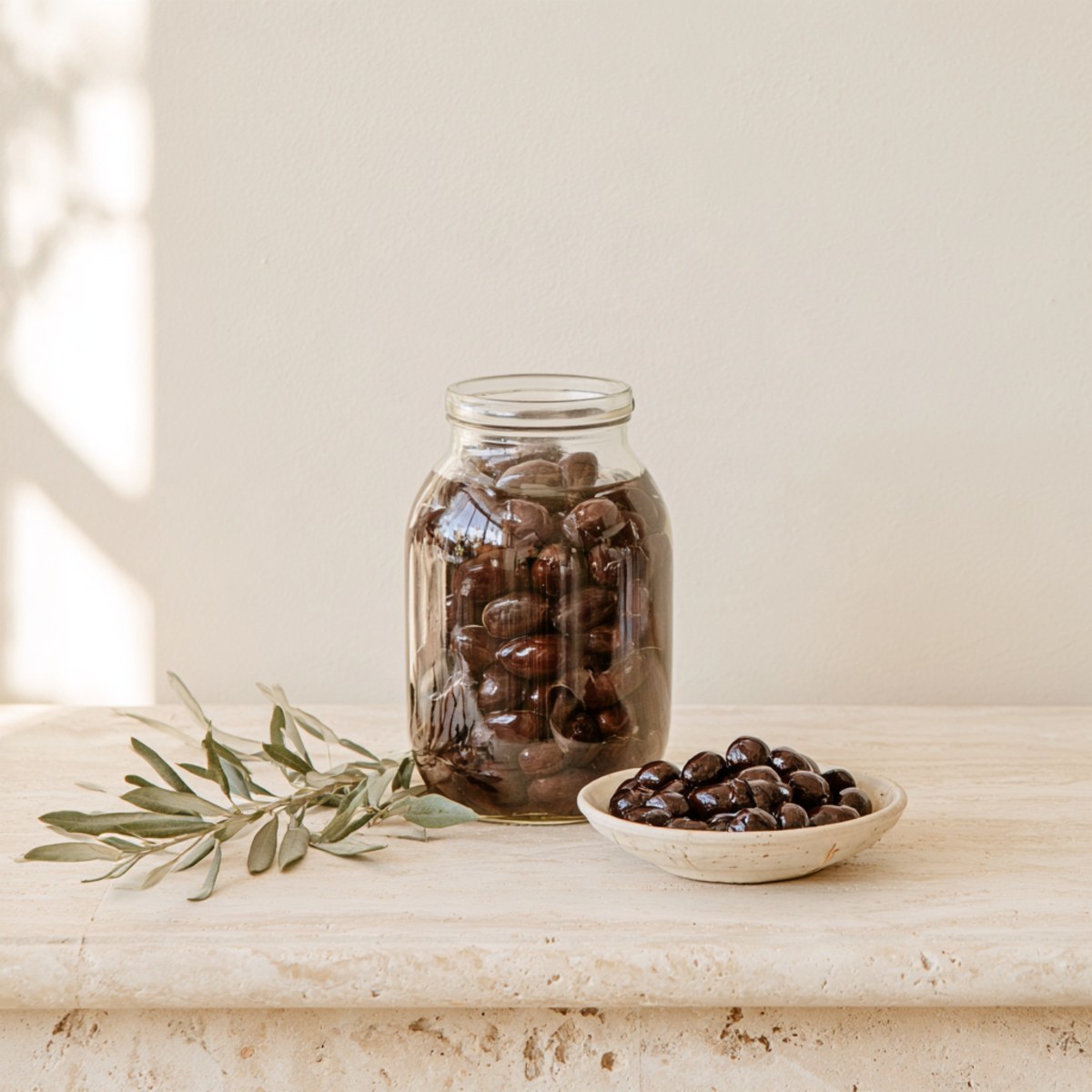 Olive nere in salamoia - 580 ml- czarne olivki